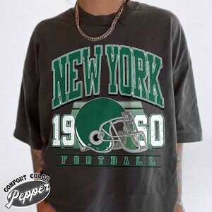 New York Football Classic Feel Comfort Colors T-Shirt 166